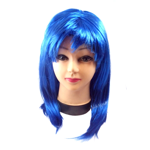 PELUCA MEDIANA 43CM 160GR AZUL REY X1 UNI - 1