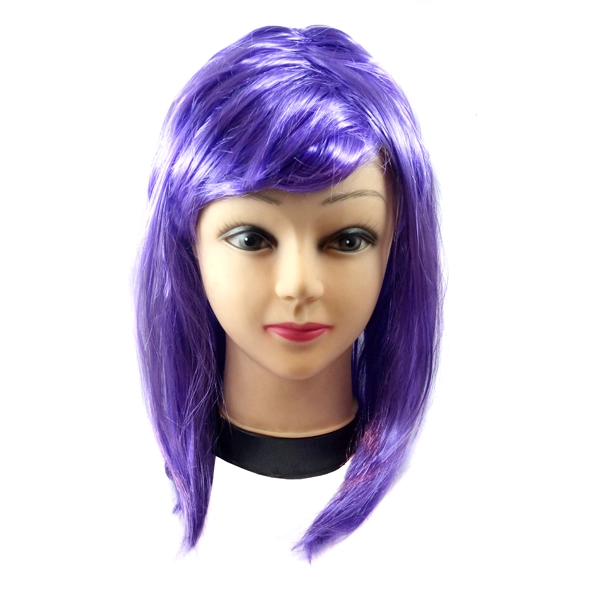 PELUCA MEDIANA 43CM 160GR LILA X1 UNI - 1
