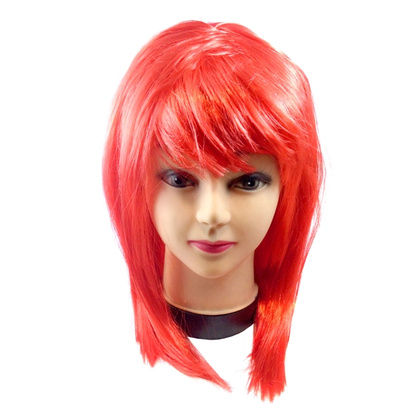 PELUCA MEDIANA 43CM 160GR ROJO X1 UNI - 1