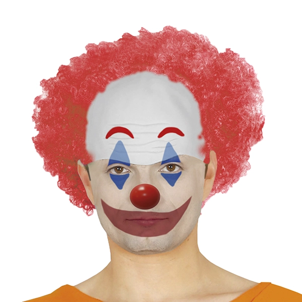 PELUCA PAYASO LOCO ROJO X1 UNI - 1