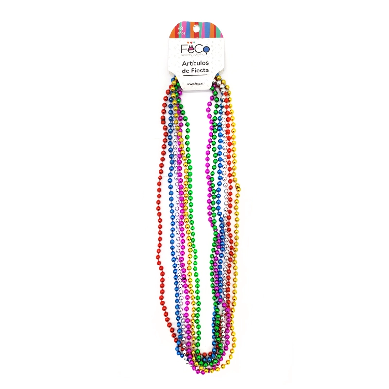 COLLAR BEADS 6MM 6PCS X1UNI - 1