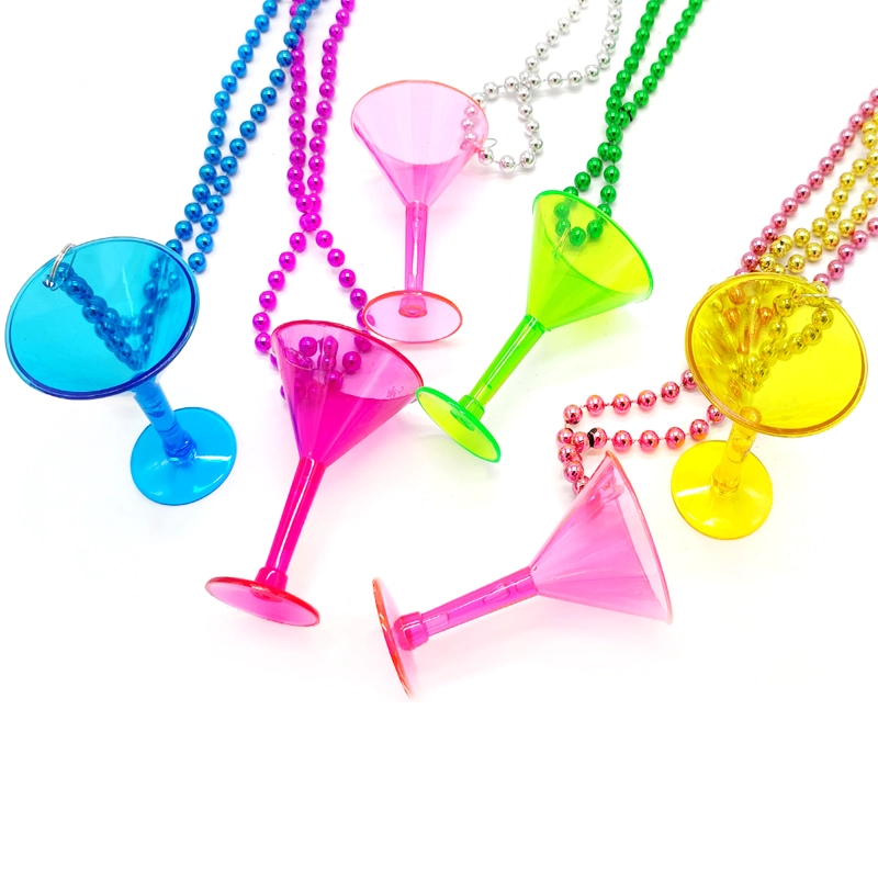 COLLAR BEADS COCKTAIL 2PCS X1UNI - 1