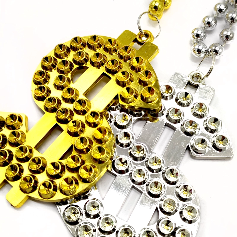 COLLAR BEADS BLING 2PCS X1UNI - 1