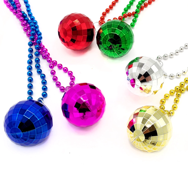 COLLAR BEADS DISCO 2PCS X1UNI - 1