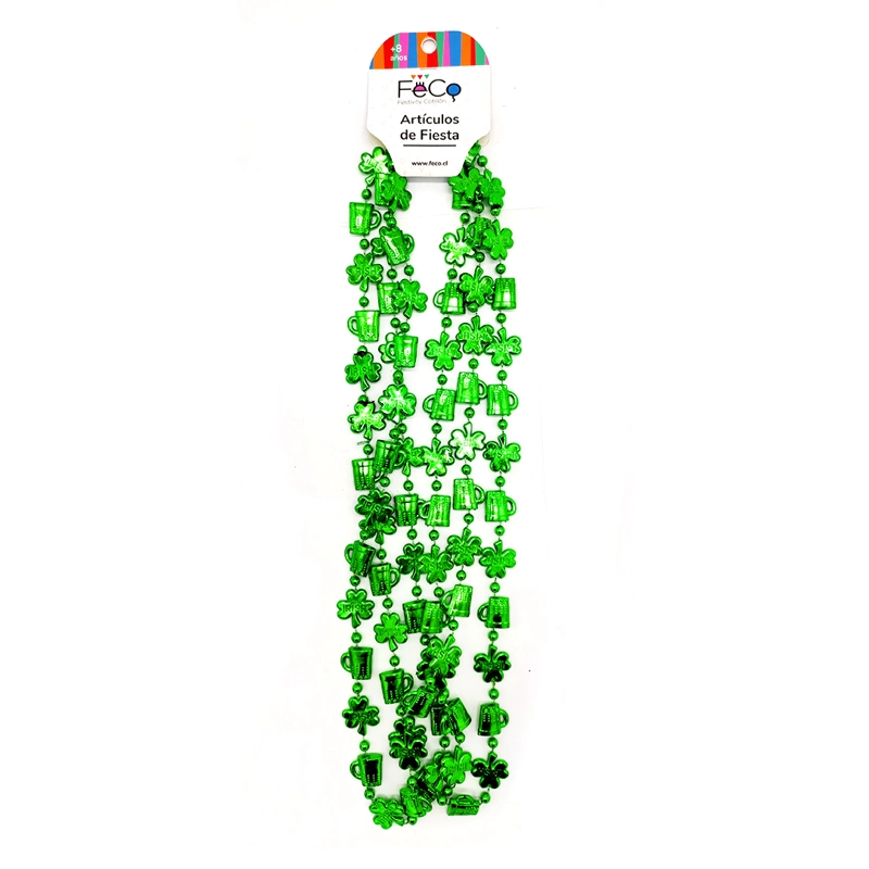 COLLAR BEADS LUCKY IRISH 3PCS X1UNI - 1