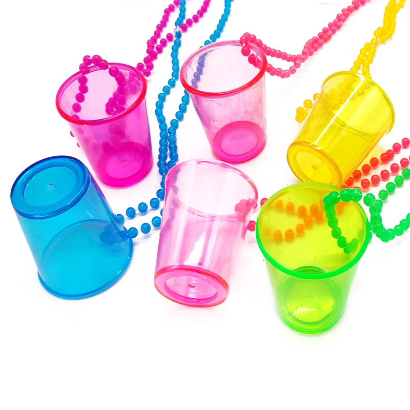 COLLAR BEADS SHOTS NEON 2PCS X1UNI - 1