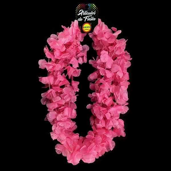 COLLAR FLOR LISO FUCSIA X6 UNI - 1