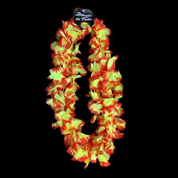 COLLAR FLOR NARANJO/AMARILLO X6 UNI - 1