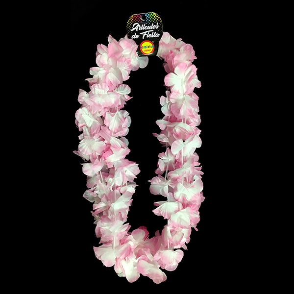 COLLAR FLOR ROSADO/BLANCO X6 UNI - 1
