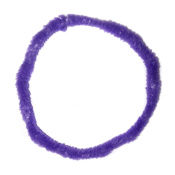 COLLAR HAWAI PLASTICO MORADO X12 UNI - 1
