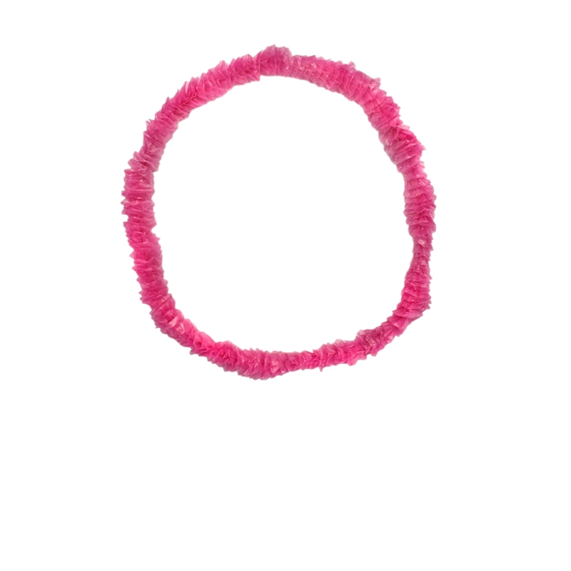 COLLAR HAWAI PLASTICO FUCSIA X12 UNI - 1