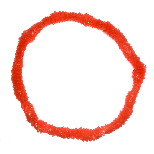 COLLAR HAWAI PLASTICO NARANJO X12 UNI - 1