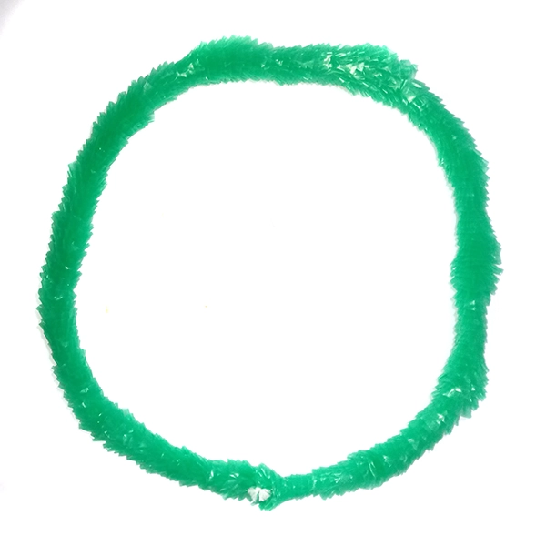 COLLAR HAWAI PLASTICO VERDE X12 UNI - 1