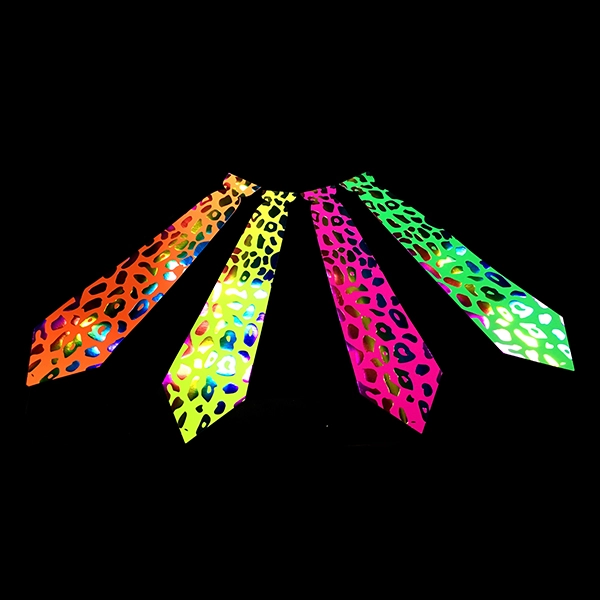 CORBATA CARTON FLUOR ANIMAL ARCOIRIS X6 UNI - 1