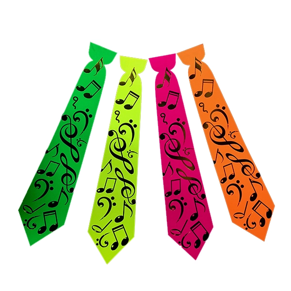 CORBATA CARTON FLUOR MUSICA X6 UNI - 1