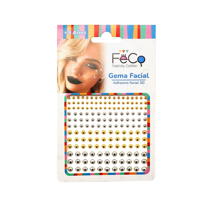 ADESIVO DECO PERLAS GOLD/SILVER X1 UNI - 1