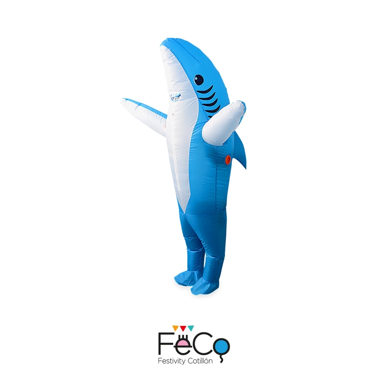 TRAJE ADULTO INFLABLE TIBURON X1 UNI - 2