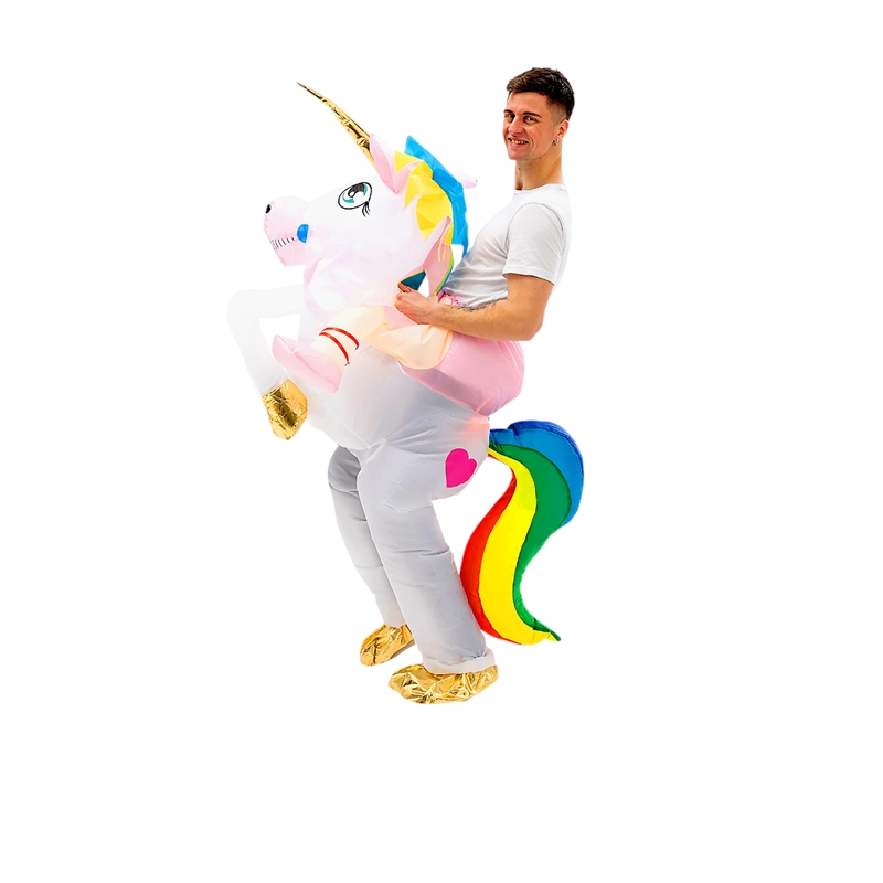 TRAJE ADULTO INFLABLE RIDE UNICORN X1 UNI - 1