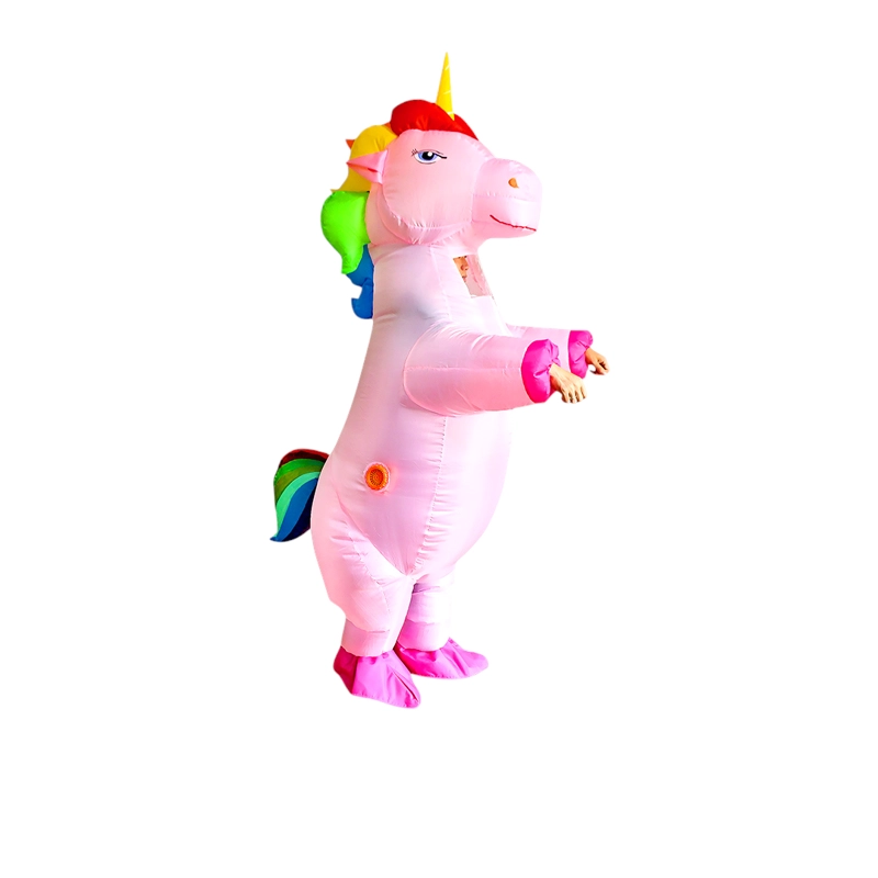 TRAJE ADULTO INFLABLE UNICORNIO X1 UNI - 1