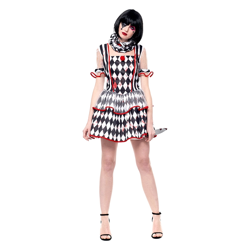 TRAJE PAYASA SANGRIENTA M - 1