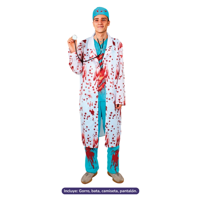 TRAJE CIRUJANO ZOMBIE M - 1