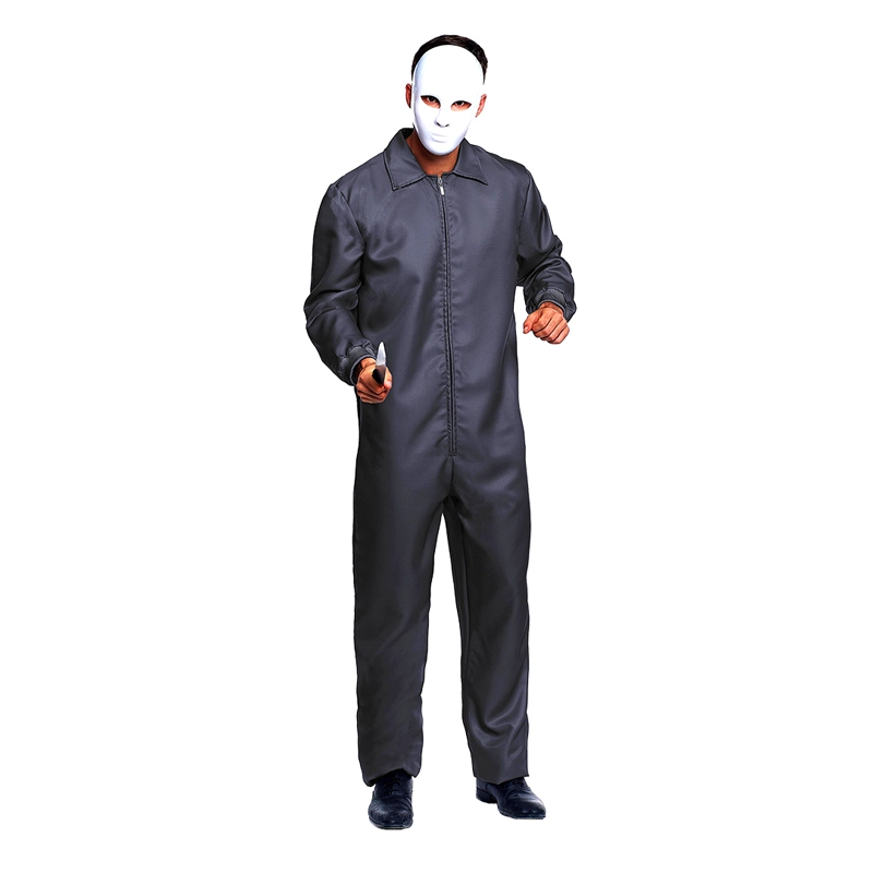 TRAJE OVEROL GRIS S - 1