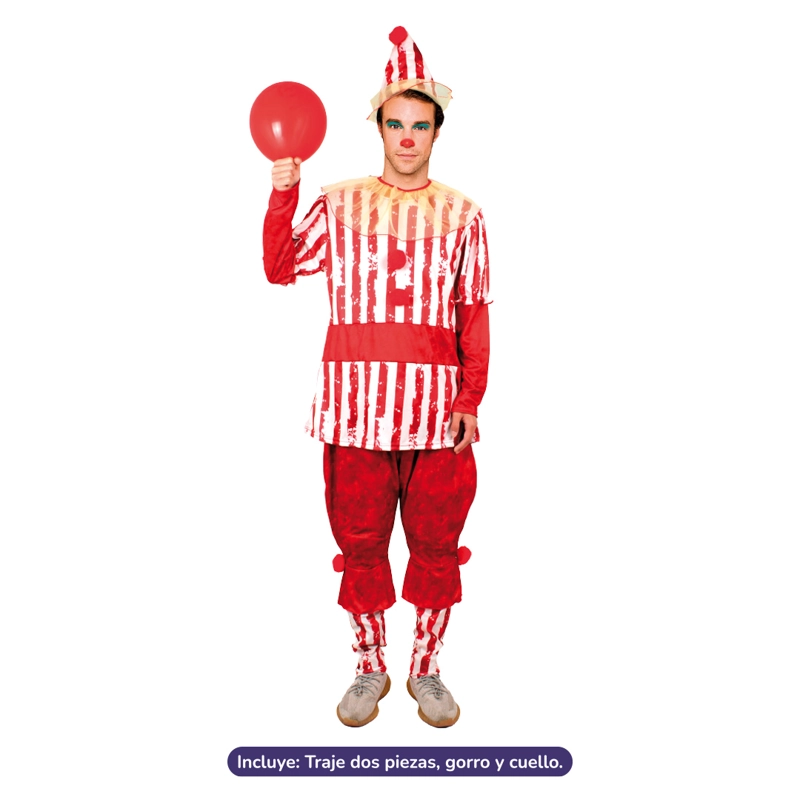 TRAJE PAYASO LOCO L - 1