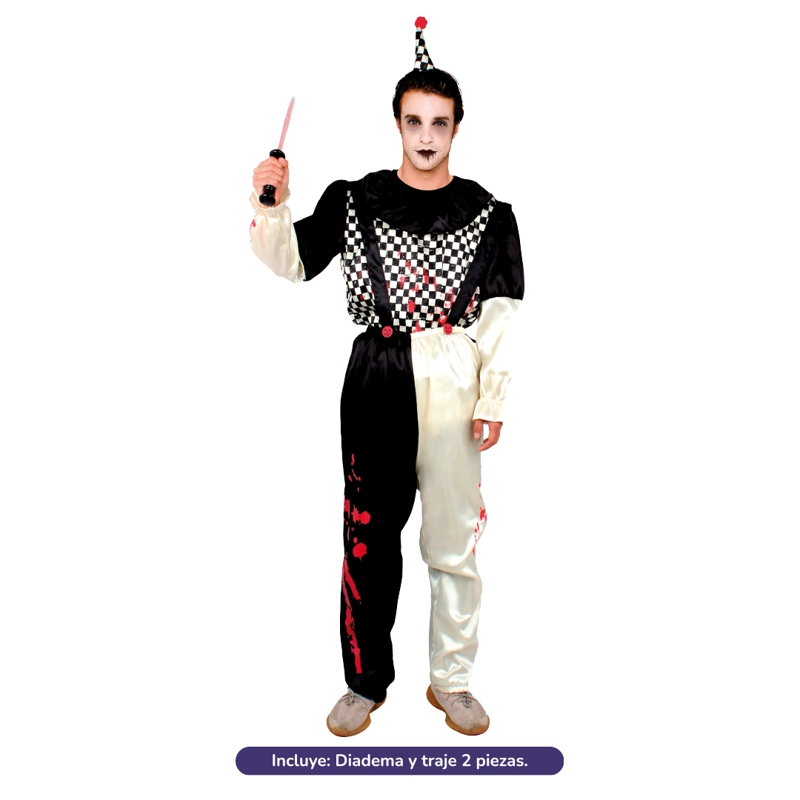 TRAJE PAYASO TERRIFIER S - 1
