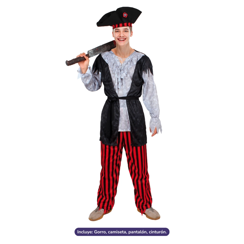 TRAJE PIRATA ZOMBIE L - 1