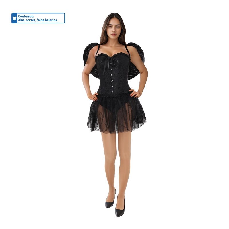 TRAJE ADULTO CISNE NEGRO M - 1