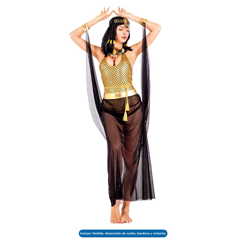 TRAJE ADULTO CLEOPATRA S - 1