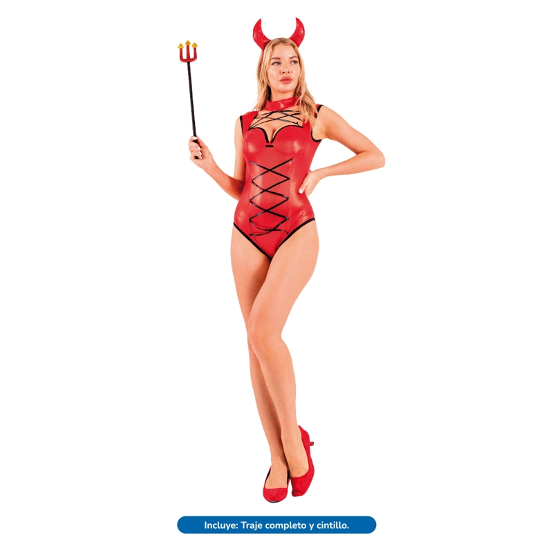 TRAJE ADULTO DIABLA L - 1