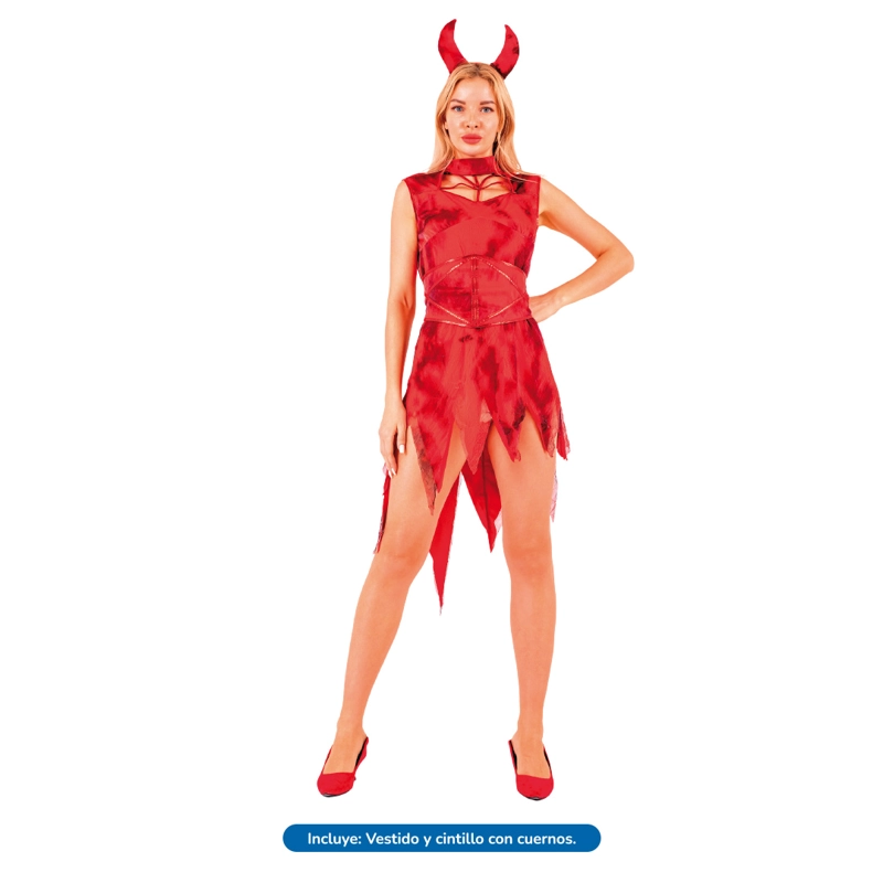 TRAJE ADULTO DIABLA M - 1