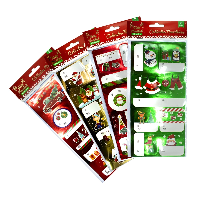 ADESIVO NAVIDEÑO METALLIC X3PCS X12 - 1