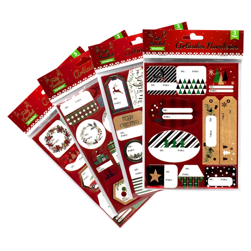ADESIVO NAVIDEÑO X3PCS X12 - 1