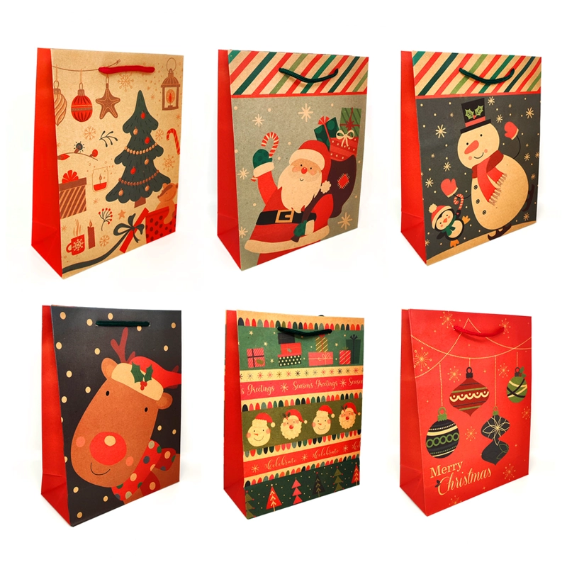 BOLSA DE REGALO PAPEL RONEO NAVIDAD 31X42 X1UNI - 1