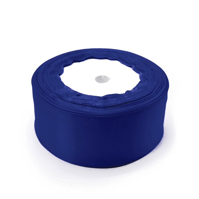 CINTA SATIN 4CMX22.8M 5PCS AZUL REY X1UNI - 1