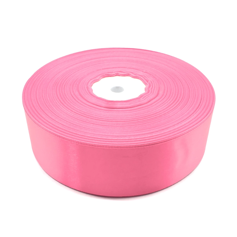 CINTA SATIN 4CMX91.4M 5PCS ROSADO CLARO X1UNI - 1