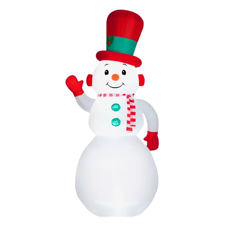 DECO MUÑECO NIEVE INFLABLE LED 300CM - 1