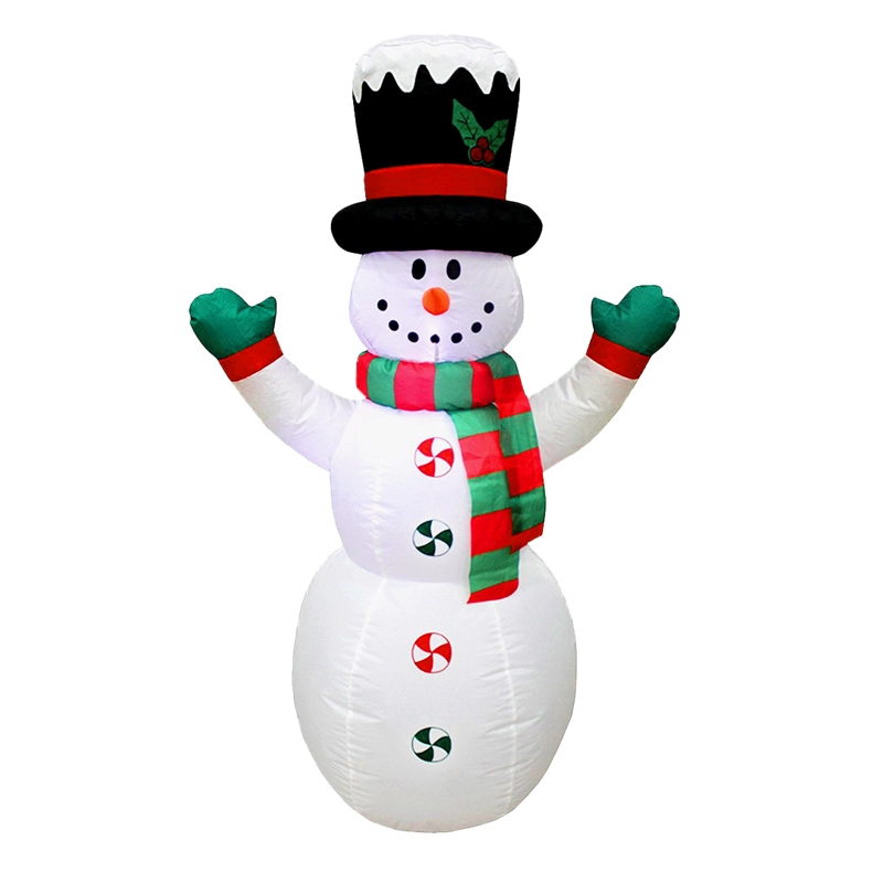 DECO MUÑECO NIEVE INFLABLE LED 240CM - 1