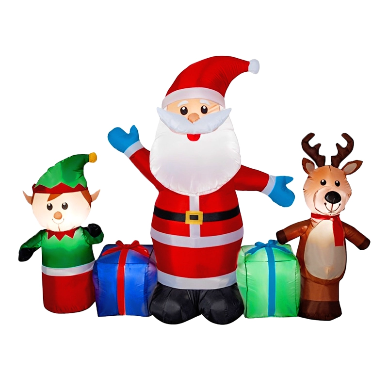 DECO NAVIDAD INFLABLE LED 150CM - 1