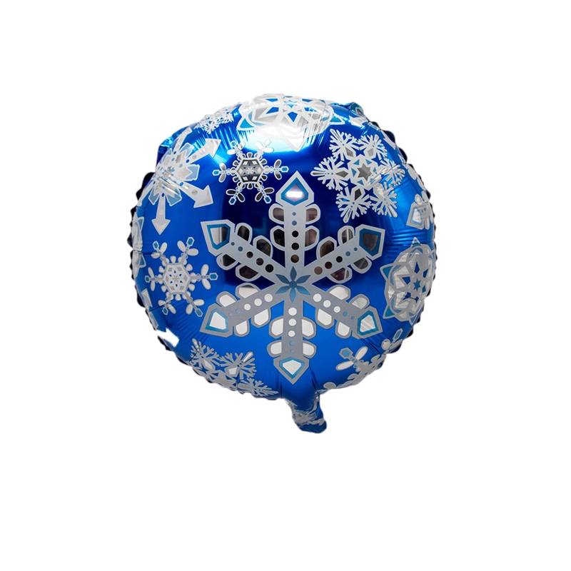 GLOBO METALICO 18 DULCES SNOWFLAKES X1 UNI - 1