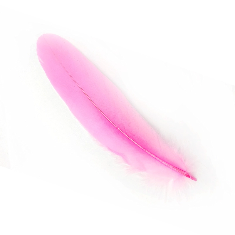 PLUMA 17CM ROSADO X12UNI - 1