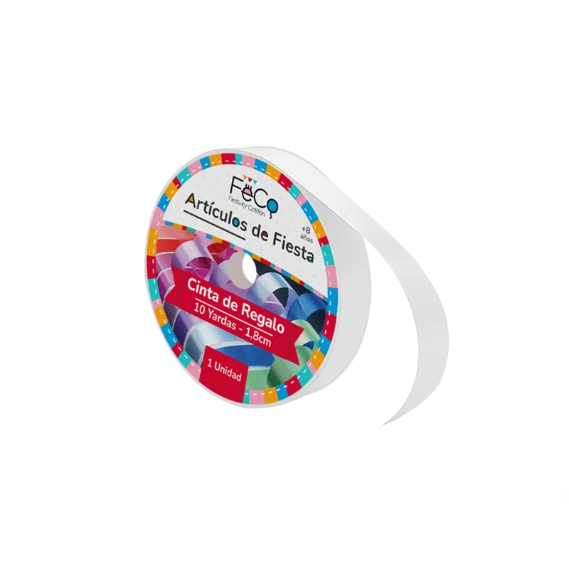 CINTA 1.8CM 10YD BLANCO X1 UNI - 1