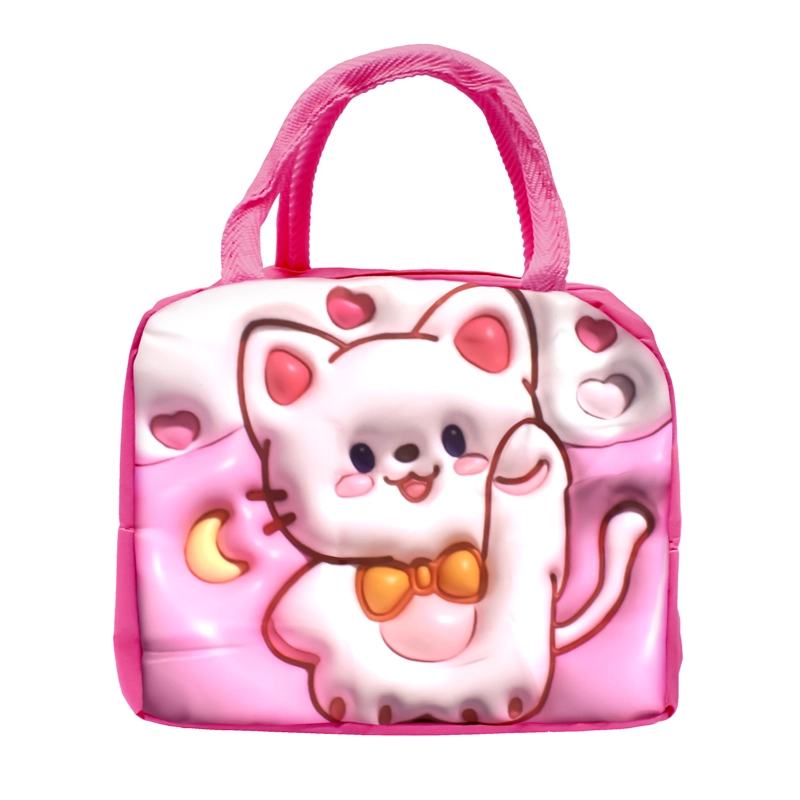 LONCHERA 3D 22X18.5X12 GATITO X1UNI - 1
