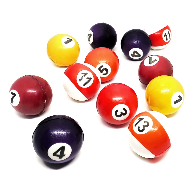 PELOTA RELAJACION 6.3CM POOL X12UNI - 1