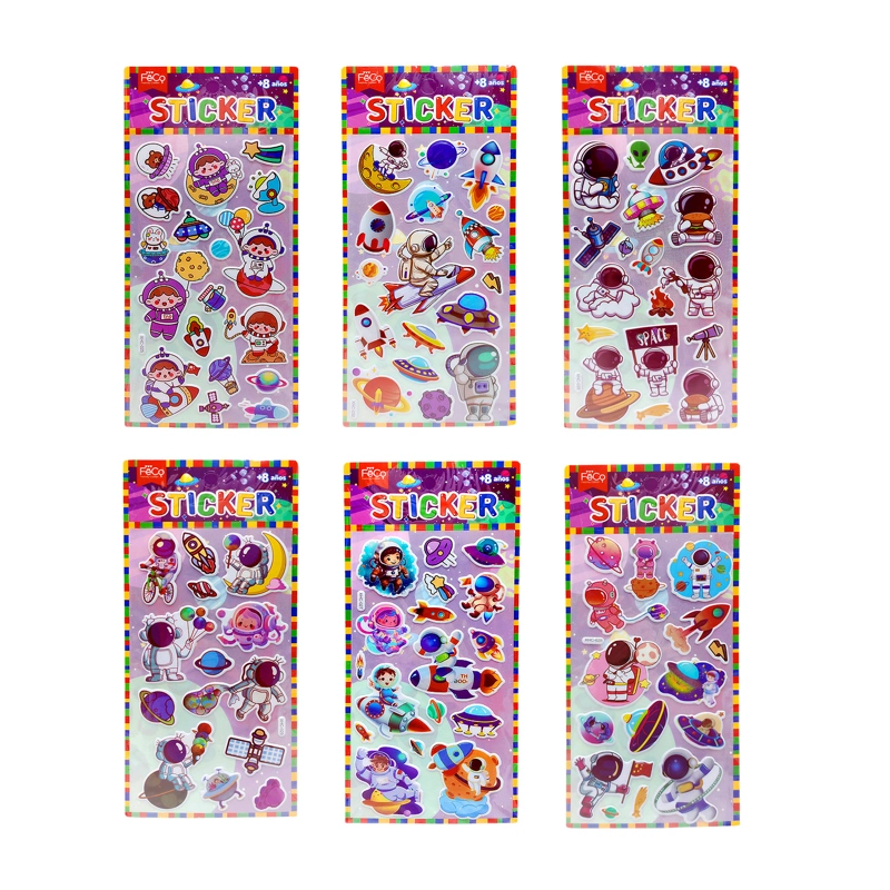 STICKER INFANTIL ESPACIO X12UNI - 1