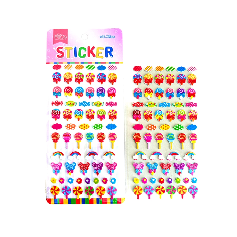 STICKER INFANTIL PALETAS X12 UNI - 1