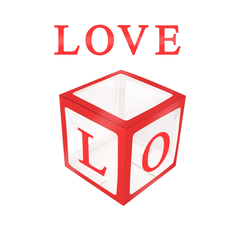 CAJA DECO 31 X 31 LOVE ROJO X1 UNI - 1
