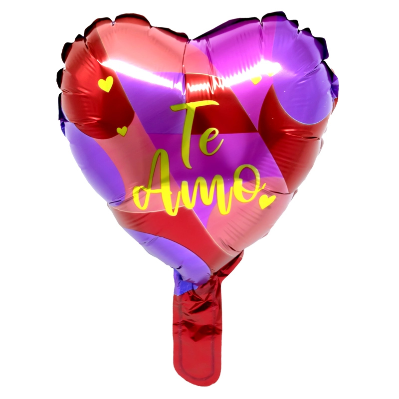 GLOBO METALICO 10 TE AMO X50UNI - 1